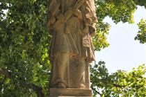 Statue des hl. Johannes Nepomuk in Vítkov (291 kB)