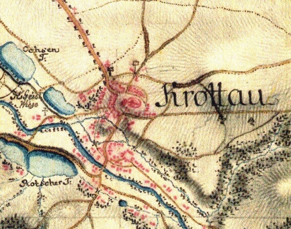 I. vojenské mapování 1764-1768 a 1780-1783 (rektifikace)