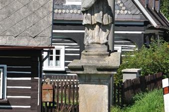 Statue des hl. Johannes Nepomuk in Rynoltice