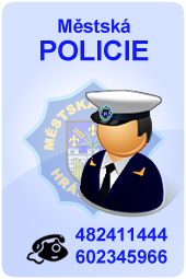 Městská policie: 482411444, 602345966