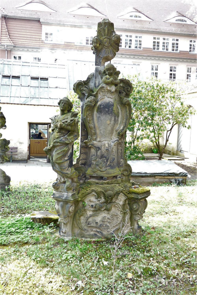 Kostel sv. Kříže Žitava, pomník Carl Gottlieb Schubert