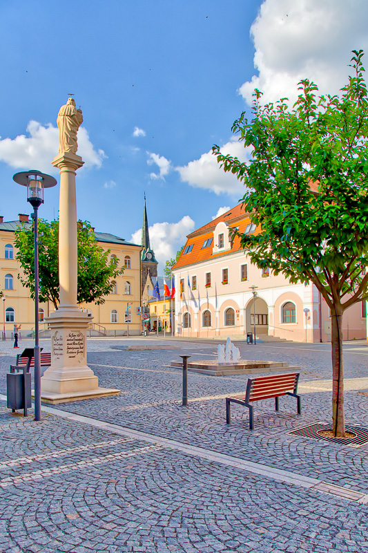 A Walk through the Centre of the Town of Hrádek nad Nisou